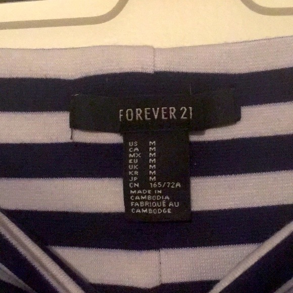 Stretchy striped pencil skirt - Picture 2 of 2